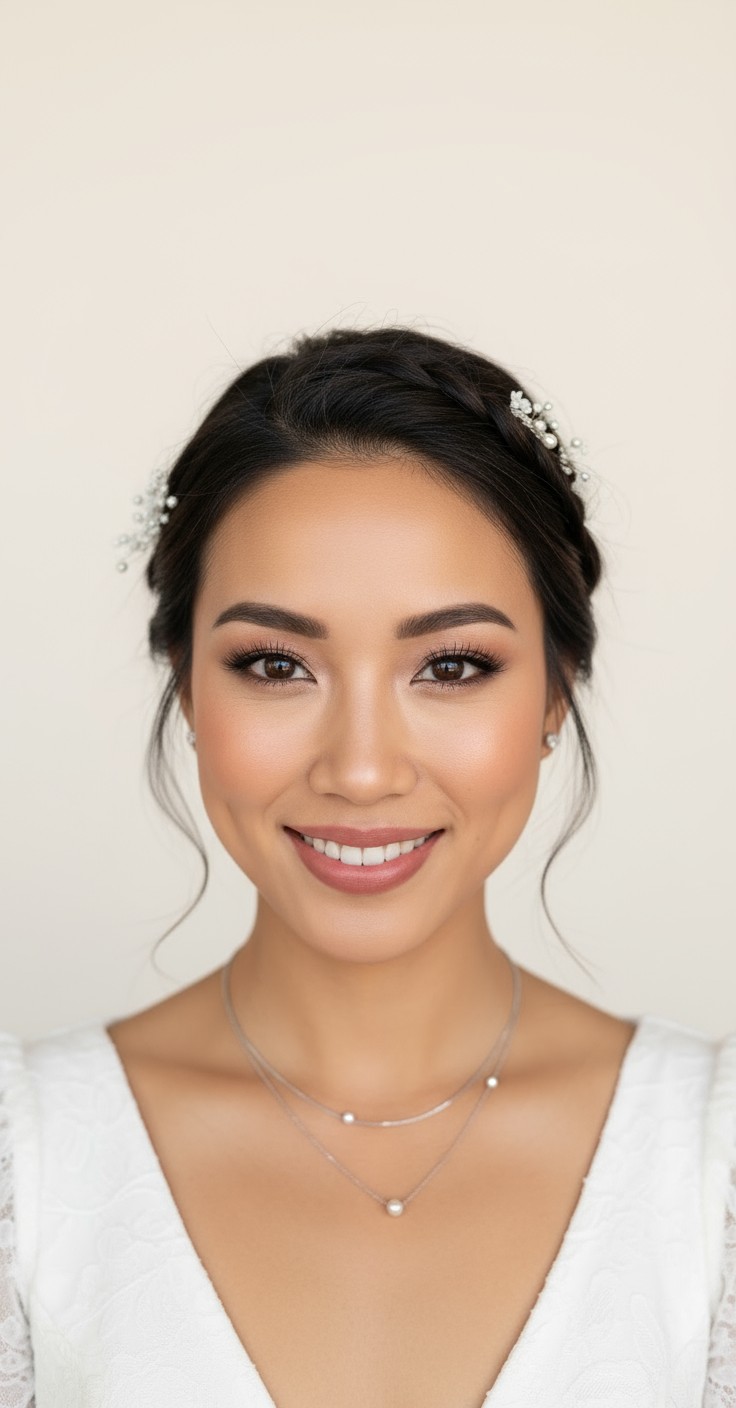 After Boho Bridal Updo